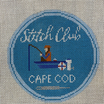 LL149 Stitch Club Cape Cod  4.5" Round 18 Mesh Labors Of Love