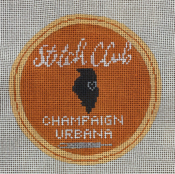 LL149 Stitch Club Champaign Urbana 4.5" Round 18 Mesh Labors Of Love