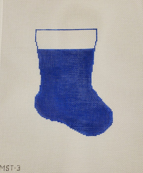 Stocking MST-3 Mini Stocking Royal Blue 5″ x 7″ 18 Mesh Point2Pointe