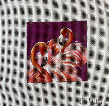 IN569 flamingoes 3 x 3 18 Mesh Colors of Praise 