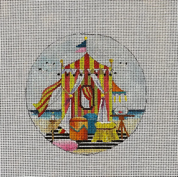 IN538 beach tent  4" round 18 Mesh Colors of Praise 