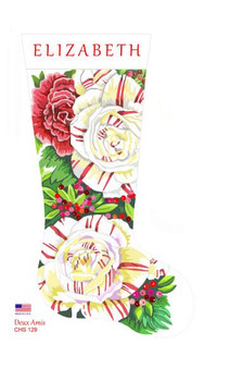 CHS129 Floribunda Stocking 23" x 10" 13 Mesh Deux Amis 