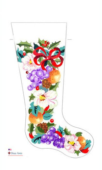 CHS2133 Della Robbia Stocking 23" x 10" 13 Mesh Deux Amis