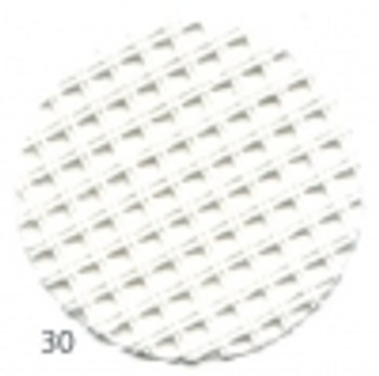 50030 White; Canvas - Waste; 8ct; 100% Cotton; Width 24"; DMC White