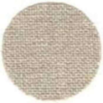 360911 Opalescent (Clear) on Raw Natural; Linen - Belfast; 32ct; 94% Linen & 6% Metallic; Width 55"; DMC 613/Sheen