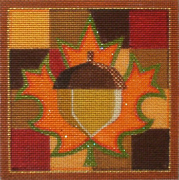 HO362 Raymond Crawford Designs AUTUMN QUILT 5 x 5, 18 Mesh