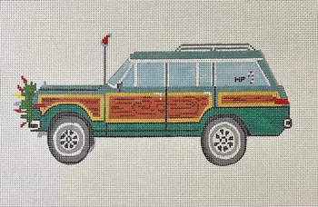 SF48 Holiday Wagoneer 7 x 5 18 Mesh Sara Fitz The Collection Designs