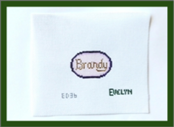 Brandy 2.5 inches x 1.5 inches 18 Mesh Evelyn Designs