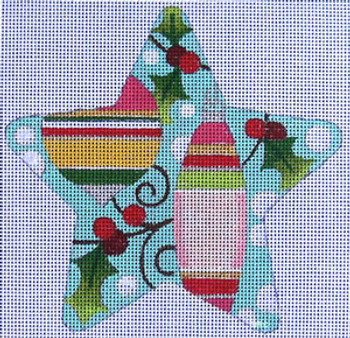 HO720 Raymond Crawford Designs ORNAMENT STAR 5x5 18 mesh 