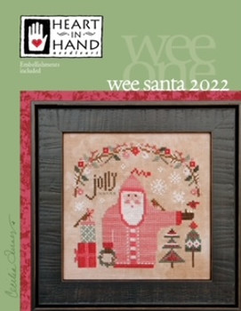 Wee Santa 2022 72W x 70H by Heart In Hand Needleart 22-2567 YT 