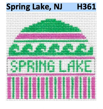 Spring Lake, NJ 3.5 x 4 18 Mesh Doolittle Stitchery H361