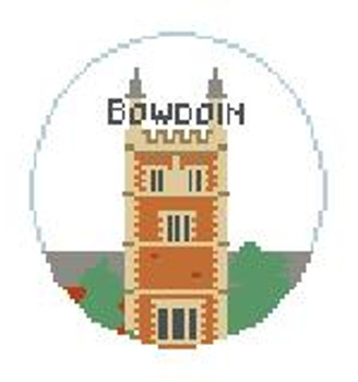 BT922 Bowdoin College 4" Diameter 18 Mesh Kathy Schenkel Designs