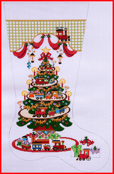 CS-147 Transportation Tree 18 Mesh 23" TALL Strictly Christmas!