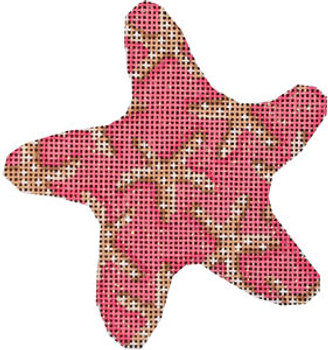 CT-1758P Starfish on Pink Starfish Ornament Associated Talents