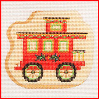 COTR1-06 Caboose 3 1/4" x 3 1/2" 18 Mesh COOKIE ZOO TRAIN Strictly Christmas