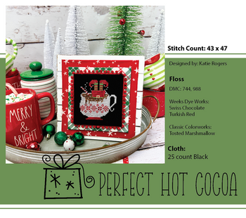 Perfect Hot Cocoa 43 x 47  Primrose Cottage Stitches  YT