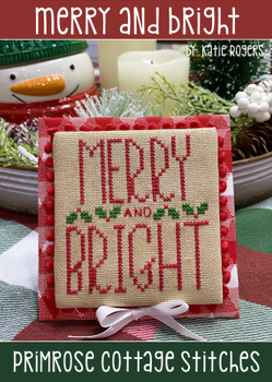 Merry And Bright 39w x 42h by Primrose Cottage Stitches 22-2977 YT