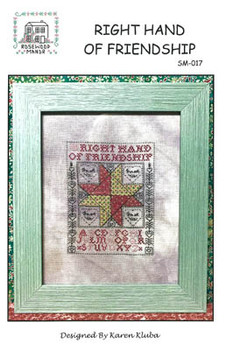 Right Hand Of Friendship 78 x 103 by Rosewood Manor Designs 22-1084 YT