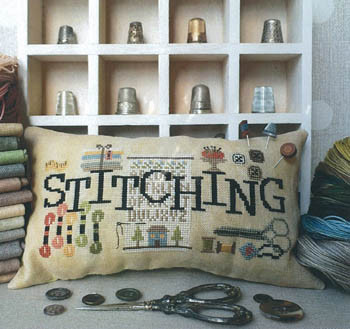 When I Think Of Stitching 114w x 54h by Puntini Puntini 22-1507