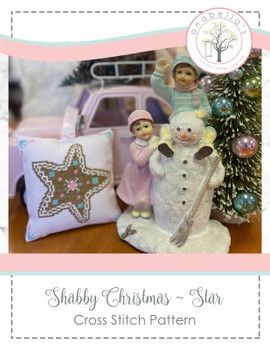 Shabby Christmas - Star 64w x 64h by Anabella's 22-3164 YT WAB178