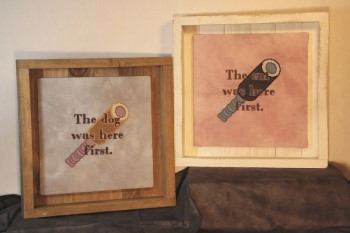 Dog Or Cat Was Here First by Burdhouse Stitchery 22-2196