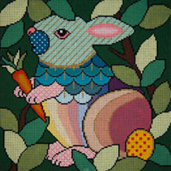 Animal A120 Who Gives A Hop 5 x 5 18  Mesh JP Needlepoint