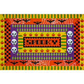 Holiday H027 Spooky Borders 8x12 18 Mesh JP Needlepoint (2021)