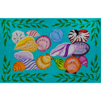 SEA LIFE S104 Seafood Salad 8 x 12 18 Mesh JP Needlepoint