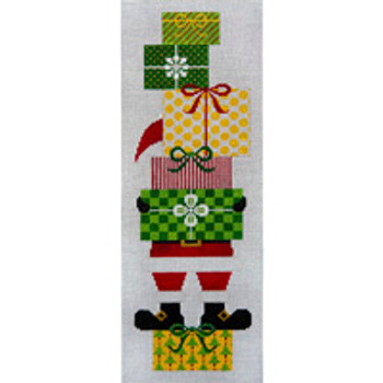 CHRISTMAS X221 Santa with Packages	6 x 17 13 Mesh JP Needlepoint