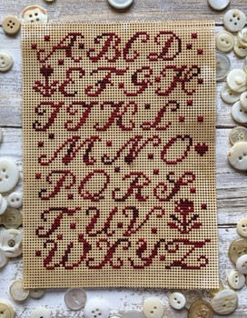 Red Paper Sampler by Lucy Beam 22-1736