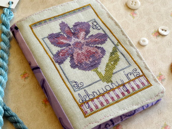 CGS 150 February Iris Country Garden Stitchery