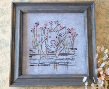 CGS E92 Piggy Country Garden Stitchery