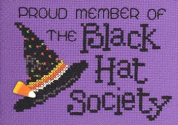 Black Hat Society (w/charm) by Sue Hillis Designs 04-2905