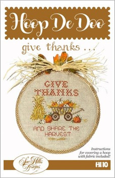 Give Thanks 62w x 66h by Sue Hillis Designs 22-2847 YT Hoop De Doo