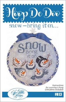 Snow - Bring It On 74w x 74h by Sue Hillis Designs 22-2850  Hoop De Doo YT