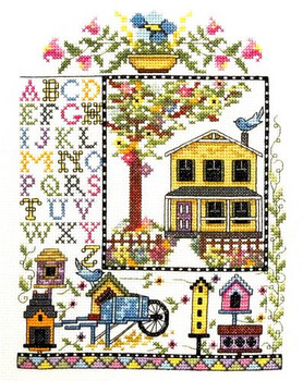 ZImagi Summer Garden 92w x 122h by Bobbie G Designs