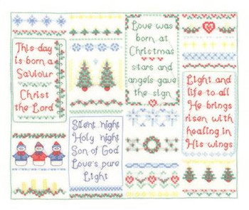 Christmas Inspirations 140w x 116h Counted Cross Stitch Pattern Cathy Bussi