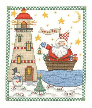 Santa's Light 113w x 135h Gail Bussi Kit