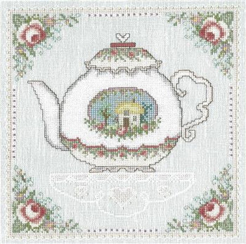 Grandmother's Teapot 125w x 125h Gail Bussi Kit