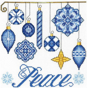 Peace Ornaments 120w x 120h Janis Lockharti Kit