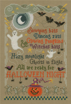 Halloween Night 120w x 174h Kit Sandra Cozzolino