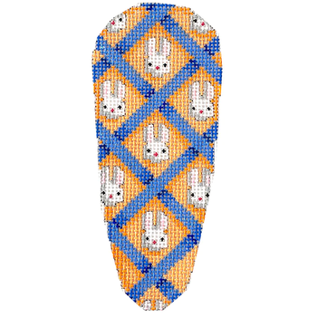 EM-412 Bunnies/Diagonal Weave Carrot 2 x 4.5 18 Mesh Associated Talents