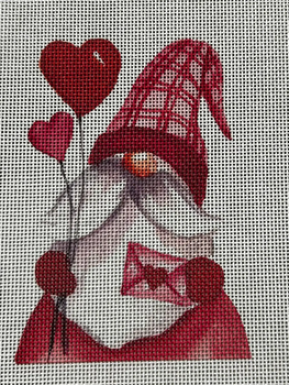ECT200A Gnome Heart Balloons 5 x 3.5 Mesh Ellen Crimi-Trent