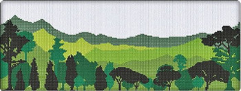 AAN734 Orizzonte (Horizon) 245 x 77 Alessandra Adelaide Needleworks