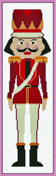 AAN738  Nutcracker Soldier 2 55 x 184 Alessandra Adelaide Needleworks