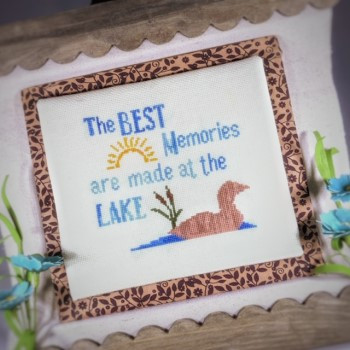 Lake Memories 90w x 80h by Barefoot Needleart, LLC 22-2609