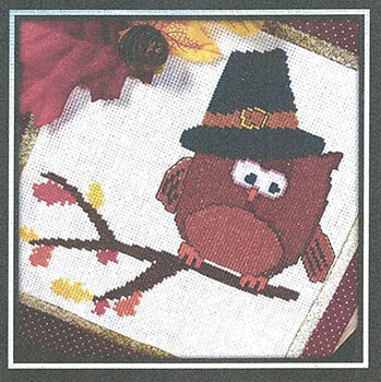 Thanksgiving Mr. Owl 95w x 99h by Barefoot Needleart, LLC 22-2623