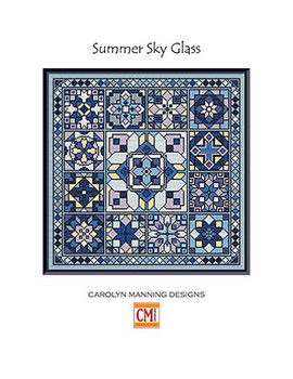 Summer Sky Glass 171w x 171h by CM Designs 23-2044