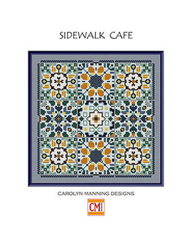 Sidewalk Cafe 113w x 113h by CM Designs 23-1949