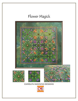 Flower Magick 106w x 106h by CM Designs 23-1581